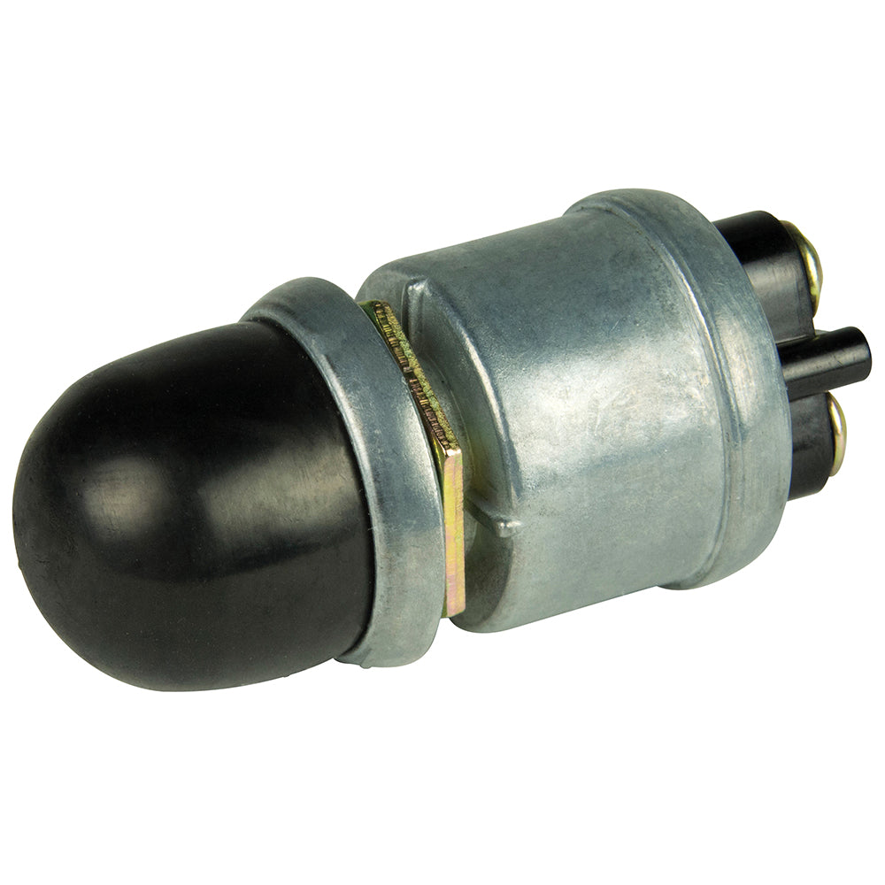 BEP Marine BEP 2-Position SPST Heavy-Duty Push Button Switch w/Cover - OFF/(ON) - 35 Amp — marine switches & accessories