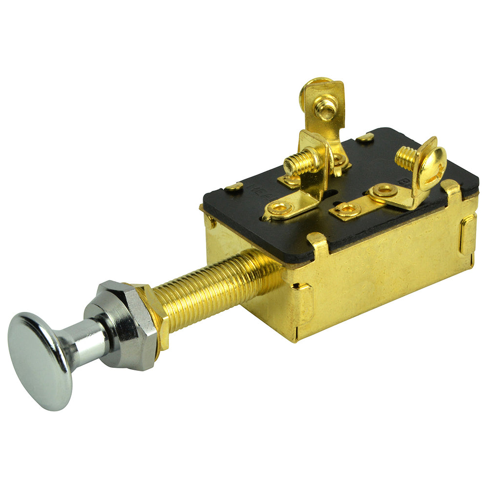 BEP Marine BEP 3-Position SPDT Push-Pull Switch - OFF/ON1/ON1 & 2 — marine switches & accessories