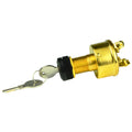 BEP Marine BEP 4-Position Brass Ignition Switch - Accessory/OFF/Ignition & Accessory/Start — marine switches & accessories