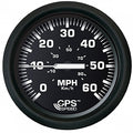 Faria Beede Instruments Faria Euro Black 4" Speedometer 60MPH (GPS) — marine gauges