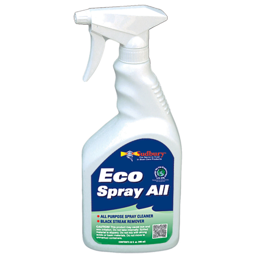 Sudbury Eco Spray All & Black Steak Remover - 32oz Spray — marine cleaning
