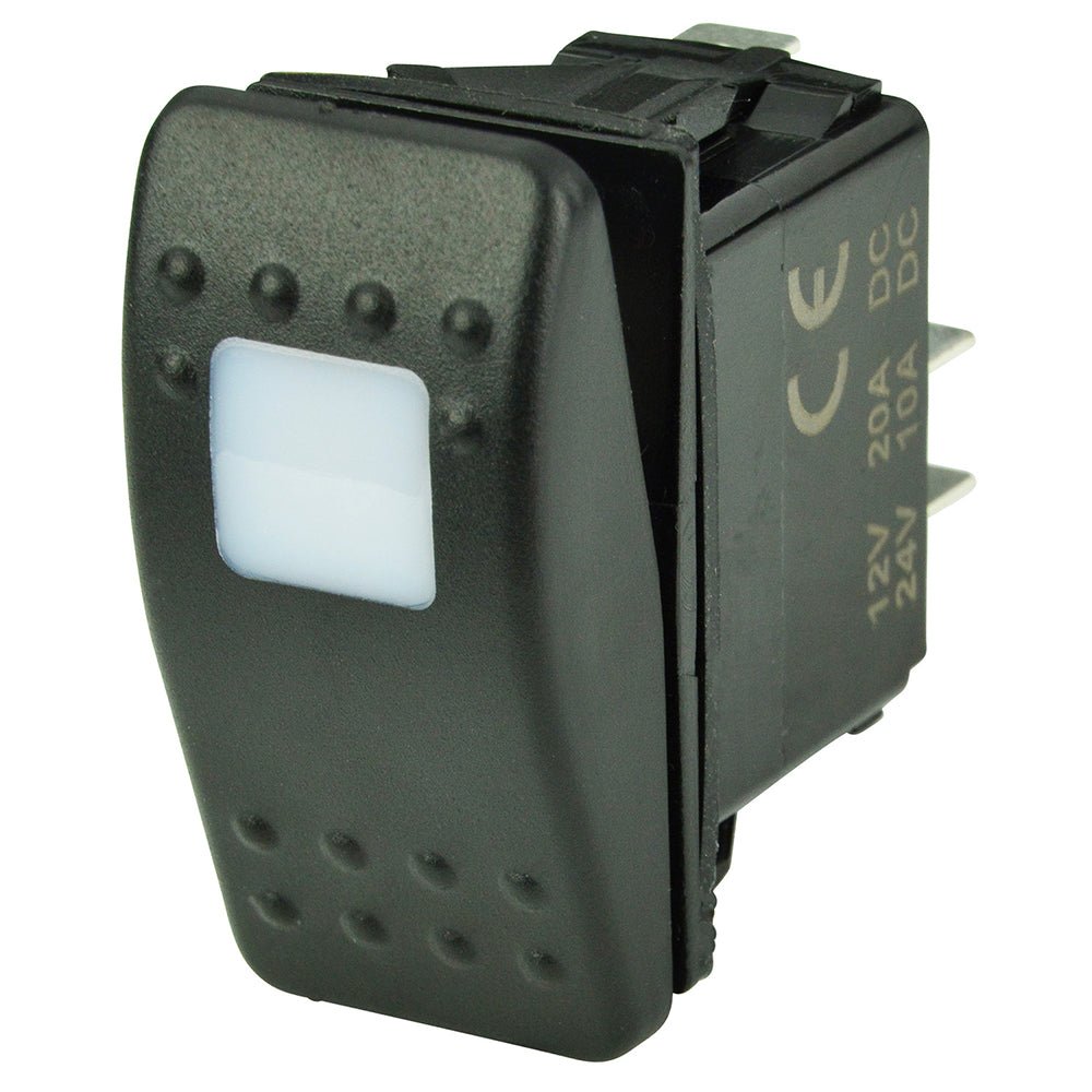 BEP Marine BEP SPST Contura Switch - 1-Amber LED - OFF/ON — marine switches & accessories