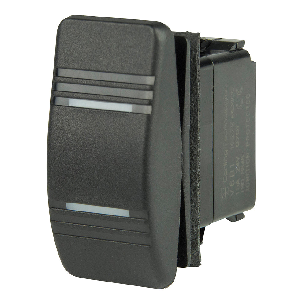 BEP Marine BEP SPDT Contura Switch - 2-Amber LEDs - ON/OFF/ON — marine switches & accessories