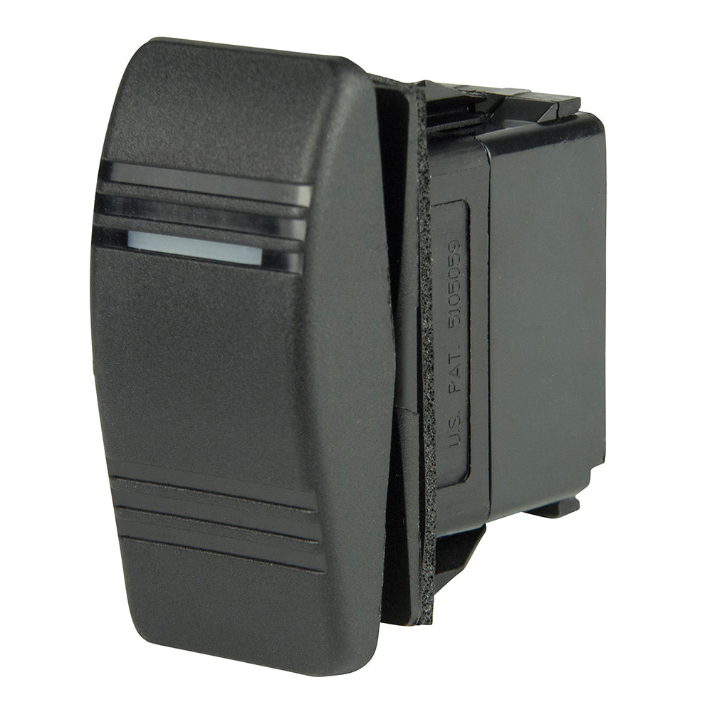 BEP Marine BEP SPDT Contura Switch - 1-Amber LED - (ON)/OFF/ON — marine switches & accessories