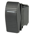 BEP Marine BEP DPDT Contura Switch - 1-Amber LED - ON/OFF/(ON) — marine switches & accessories