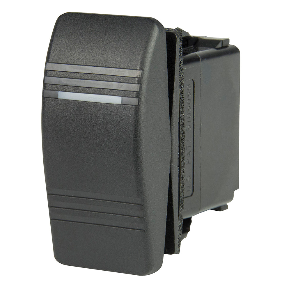 BEP Marine BEP DPDT Contura Switch - 1-Amber LED - ON/OFF/(ON) — marine switches & accessories