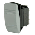 BEP Marine BEP DPDT Contura Switch - 2-Amber LEDs - Gray - ON/ON — marine switches & accessories