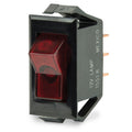 BEP Marine BEP Illuminated SPST Rocker Switch - Red LED - 12V - OFF/ON — marine switches & accessories