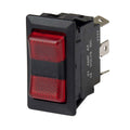 BEP Marine BEP SPDT Rocker Switch - 2-LEDs - 12V/24V - ON/OFF/ON — marine switches & accessories