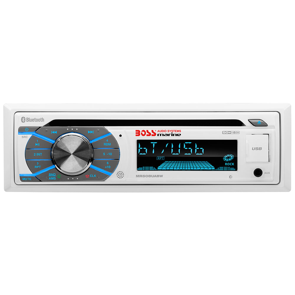 Boss Audio MR508UABW Marine Stereo w/AM/FM/CD/BT/USB — marine stereos