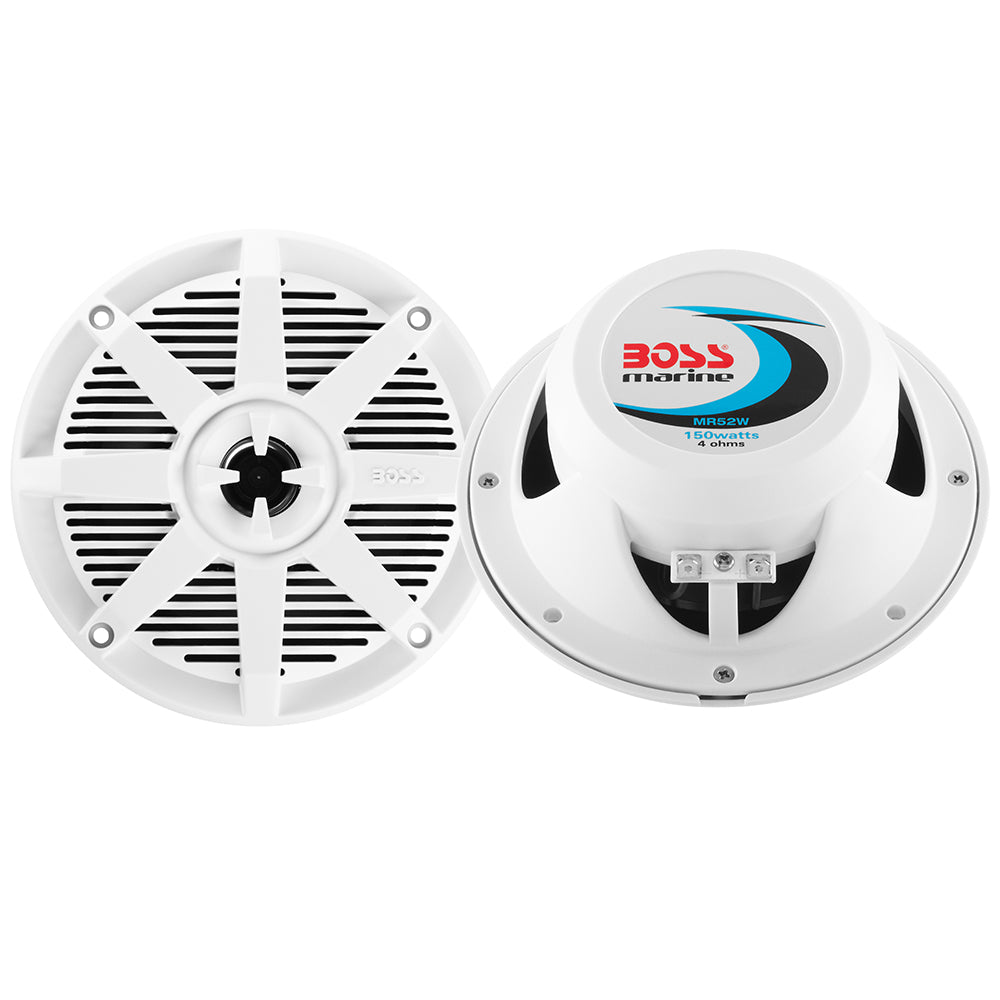Boss Audio 5.25" MR52W Speaker - White - 150W — marine speakers