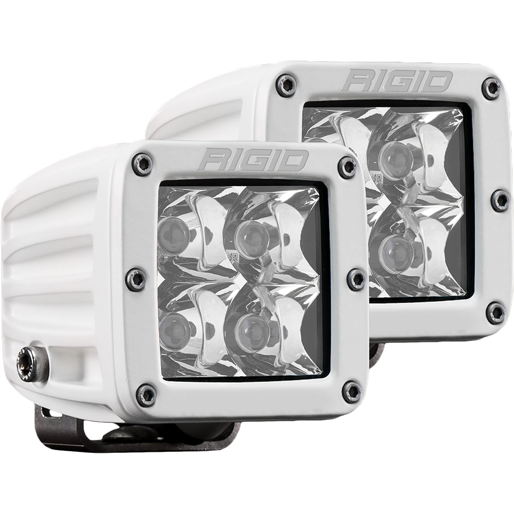 RIGID Industries D-Series PRO Hybrid-Spot LED - Pair - White — marine flood/spreader lights