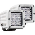 RIGID Industries D-Series PRO Hybrid-Diffused LED - Pair - White — marine flood/spreader lights