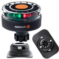Navisafe Navilight Tricolor 2NM w/Navibolt Base & RIB Mount - Black — marine paddlesports