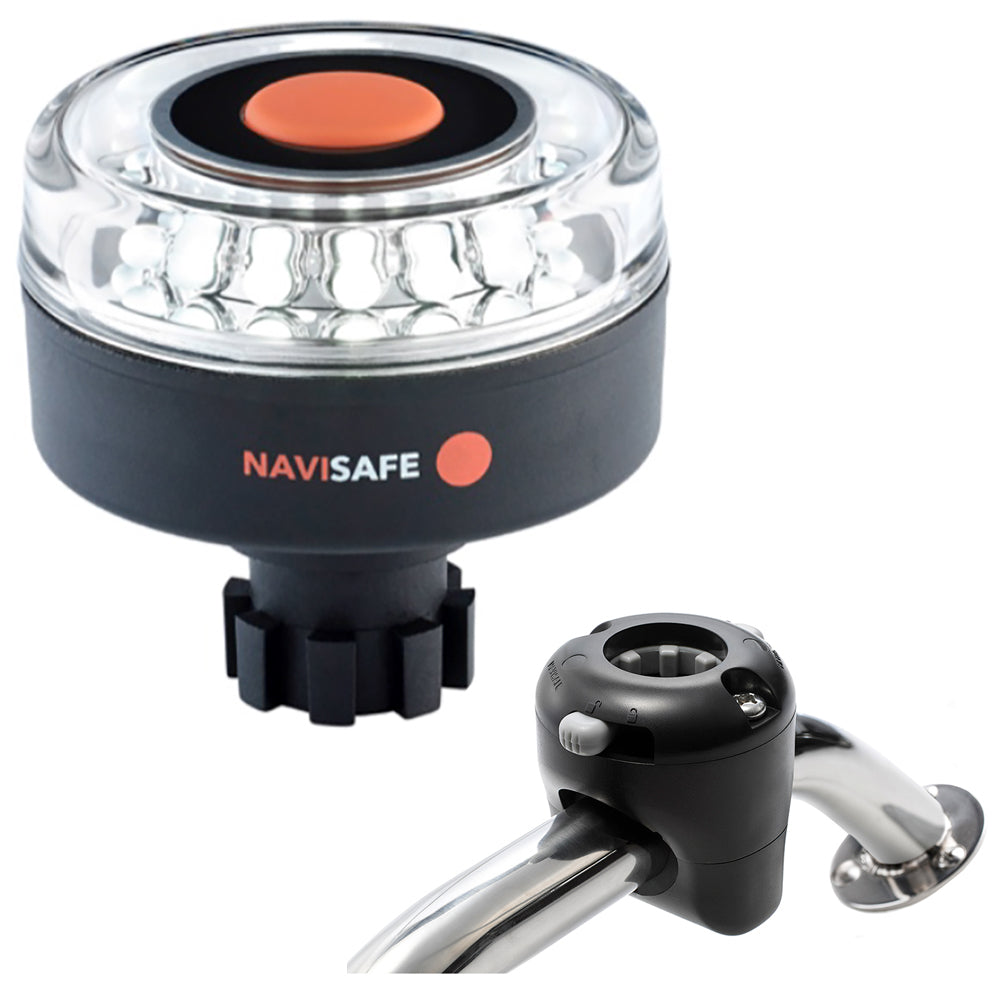 Navisafe Navilight 360° 2NM w/Navibolt Base & Rail Mount - Black — marine paddlesports