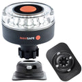 Navisafe Navilight 360° 2NM w/Navibolt Base & RIB Mount - Black — marine paddlesports