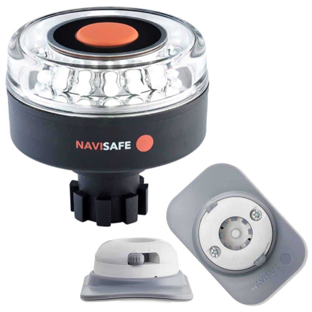 Navisafe Navilight 360° 2NM w/Navibolt Base & RIB Mount - White — marine paddlesports