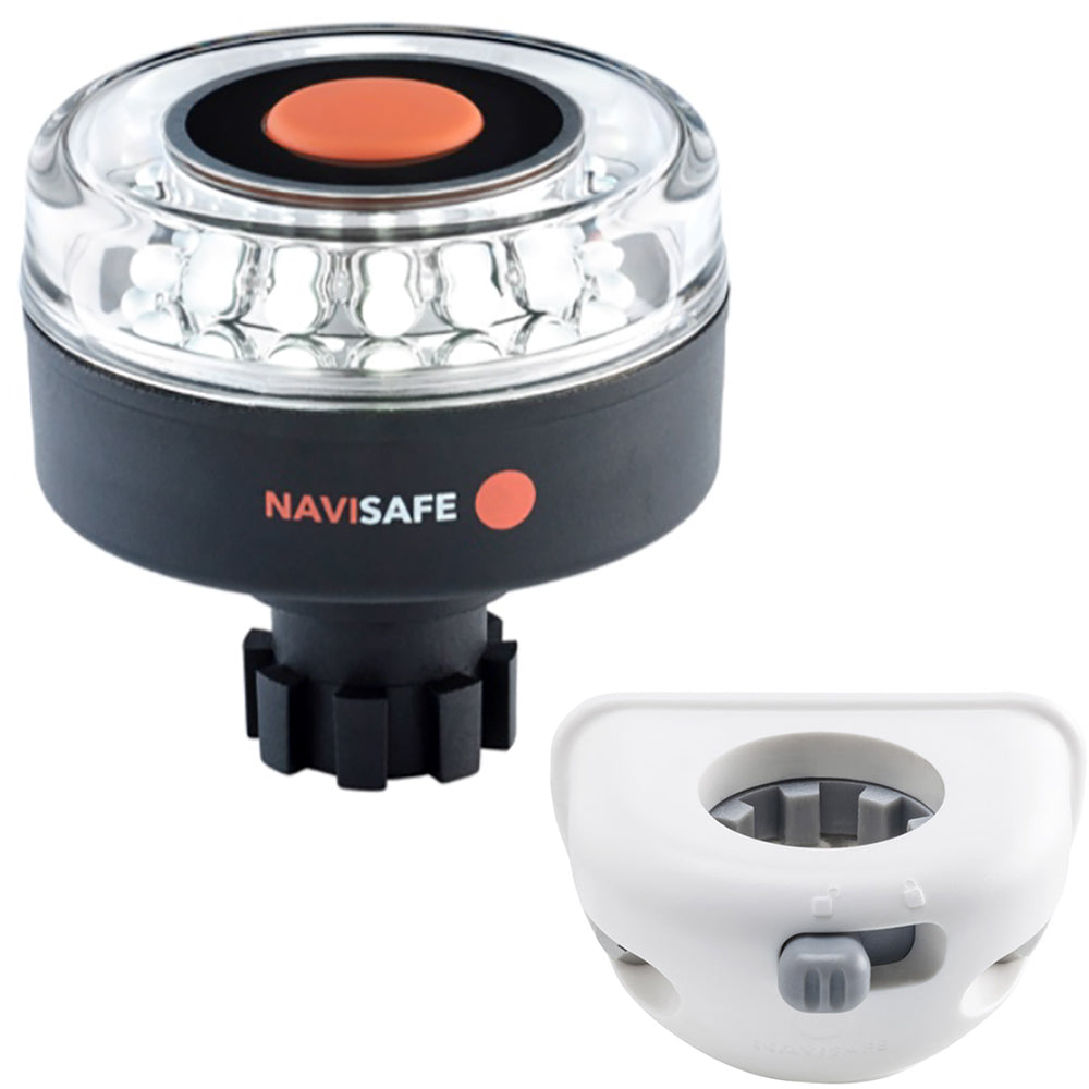 Navisafe Navilight 360° 2NM w/Navibolt Base & Vertical Mount - White — marine paddlesports