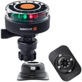 Navisafe Navilight 2NM Tricolor w/Navimount Base & RIB Mount - Black — marine paddlesports