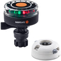 Navisafe Navilight 2NM Tricolor w/Navimount Base & Horizontal Mount - White — marine paddlesports