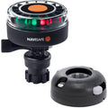Navisafe Navilight 2NM Tricolor w/Navimount Base & Horizontal Mount - Black — marine paddlesports