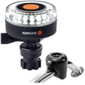 Navisafe Navilight 360° 2NM White w/Navimount Base & Rail Mount - Black — marine paddlesports