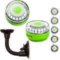 Navisafe Portable Navilight 360° 2NM Rescue - Glow In The Dark - Green w/Bendable Suction Cup Mount — marine paddlesports