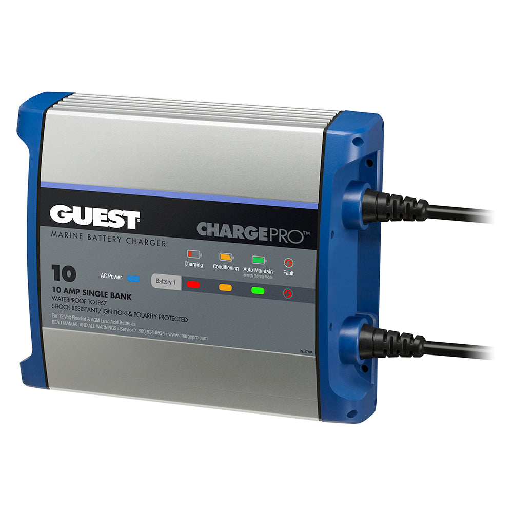 Guest On-Board Battery Charger 10A / 12V - 1 Bank - 120V Input — marine battery chargers