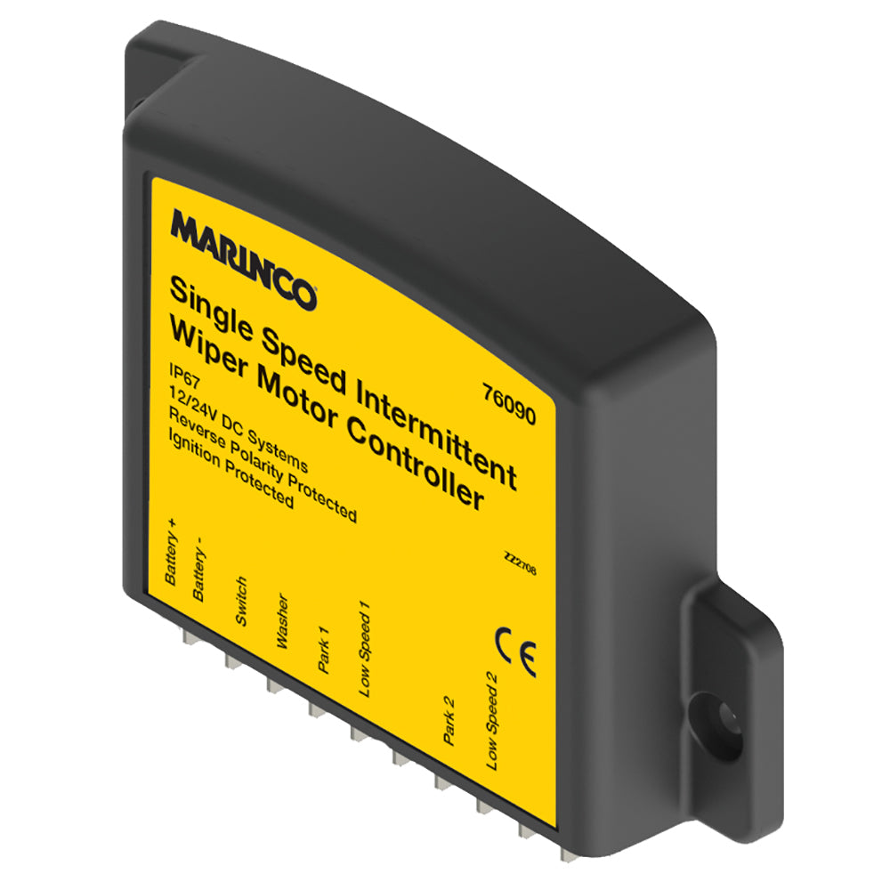 Marinco Single Speed Intermittent Wiper Motor Controller — marine windshield wipers