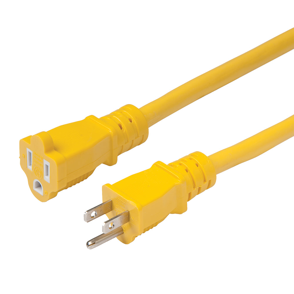Marinco 15A 12/3 Heavy-Duty Extension Cord - 50' — marine shore power