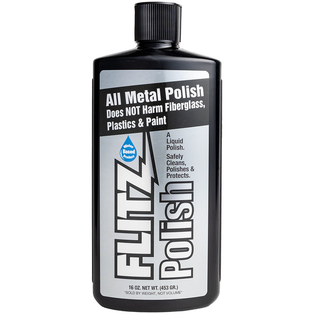 Flitz Polish - 16oz Liquid Bottle - *Case of 6* — marine cleaning