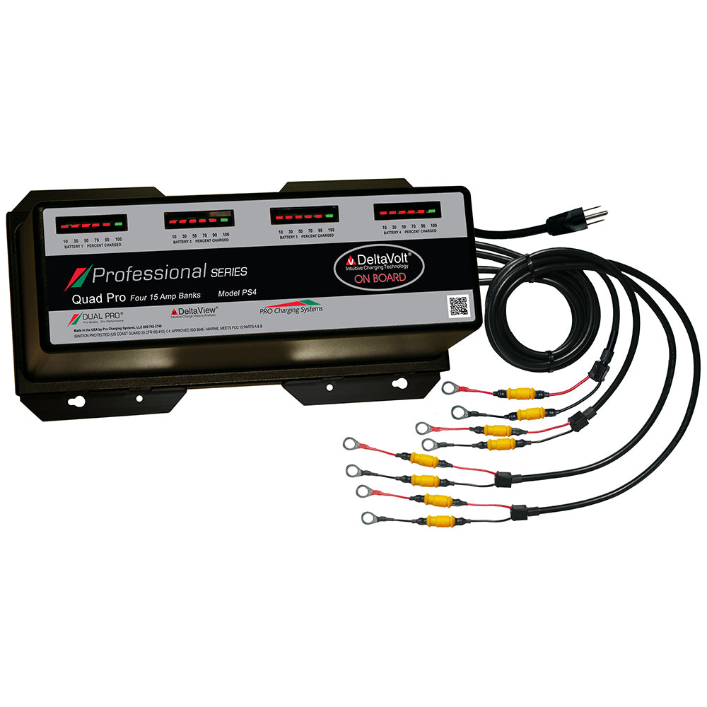 Dual Pro Professional Series Battery Charger - 60A - 4-15A-Banks - 12V-48V — marine battery chargers