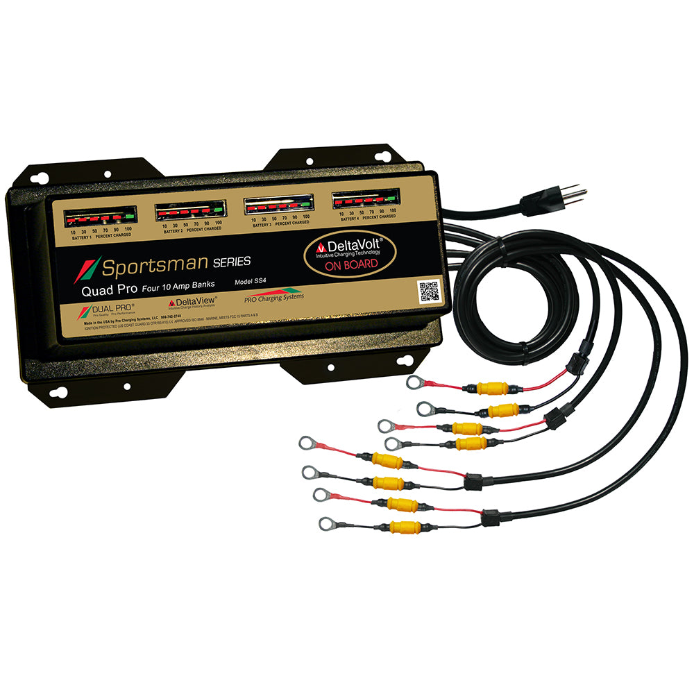 Dual Pro Sportsman Series Battery Charger - 40A - 4-10A-Banks - 12V-48V — marine battery chargers
