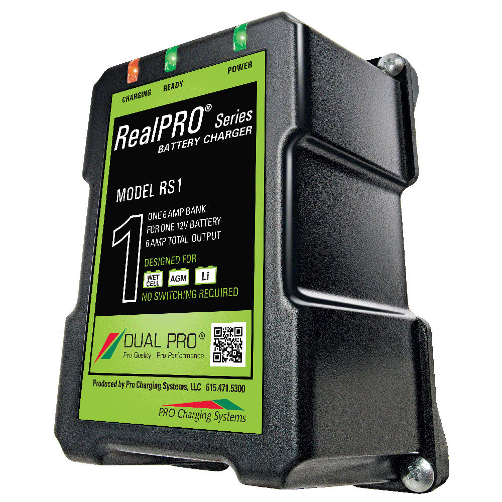 Dual Pro RealPRO Series Battery Charger - 6A - 1-Bank - 12V — marine battery chargers