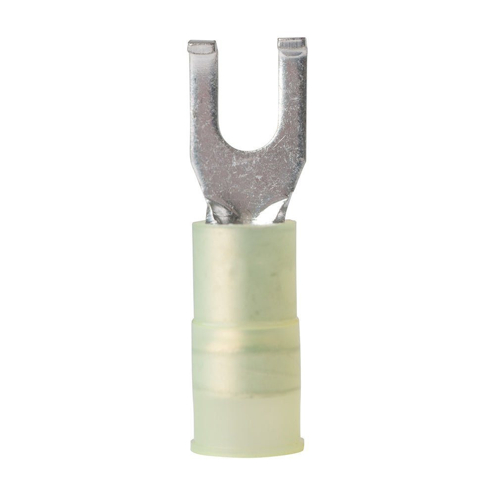 Ancor 12-10 AWG - #8 Nylon Flanged Spade Terminal - 25-Pack — marine terminals