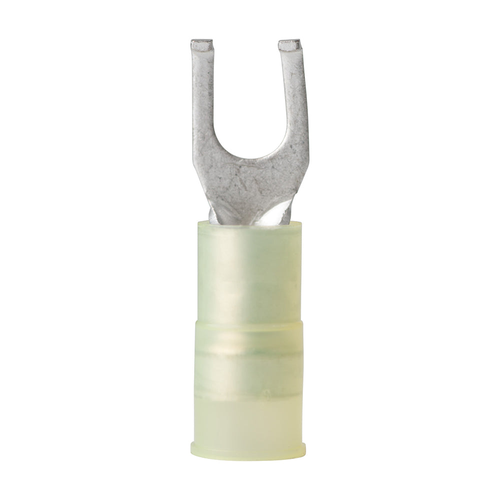 Ancor 12-10 AWG - #10 Nylon Flanged Spade Terminal - 100-Pack — marine terminals