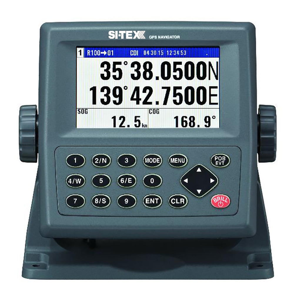 SI-TEX GPS-915 Receiver - 72 Channel w/Large Color Display — marine gps - track plotter