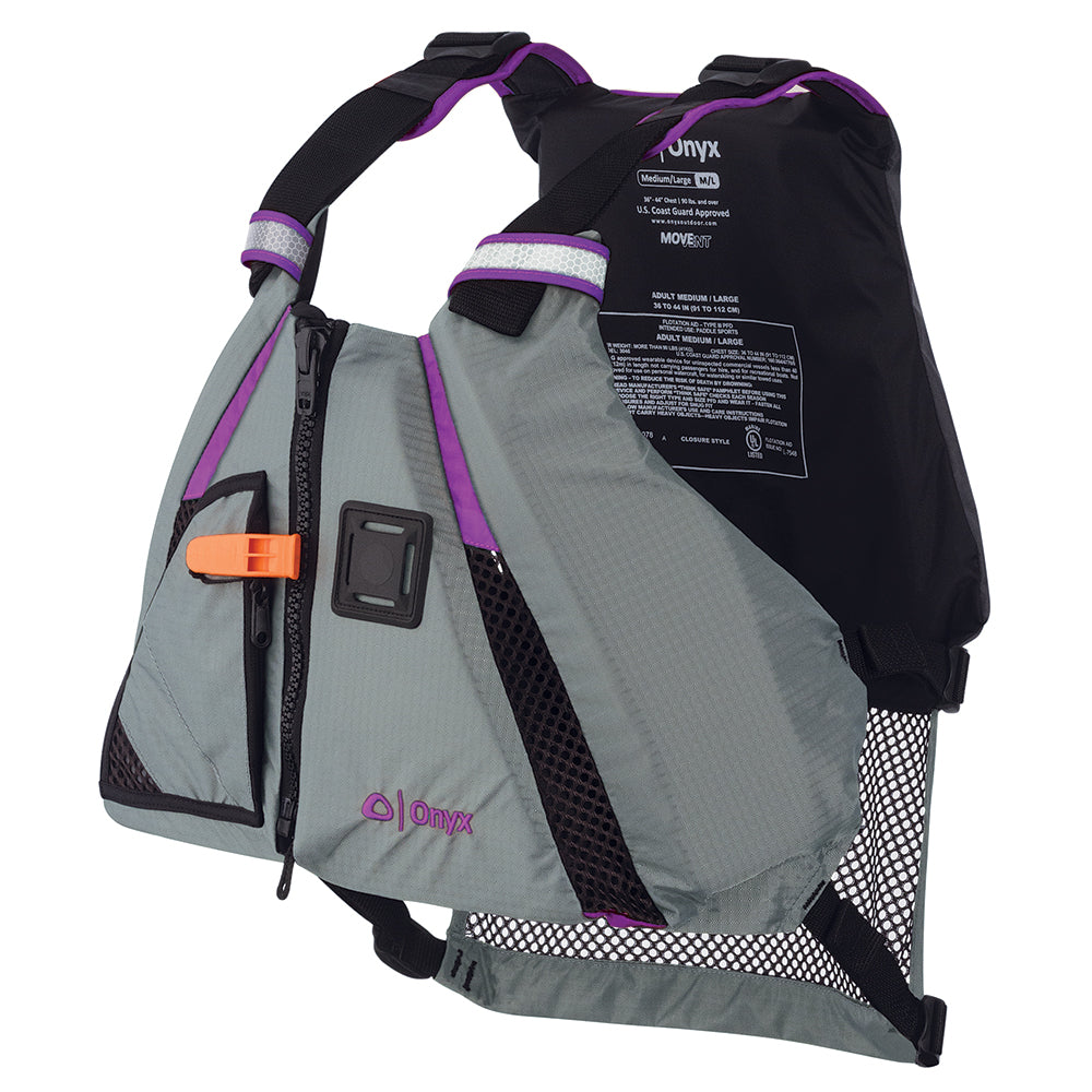 Onyx Outdoor Onyx MoveVent Dynamic Paddle Sports Vest - Purple/Grey - XS/SM — marine paddlesports