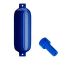 Polyform U.S. Polyform G-5 Twin Eye Fender 8.8" x 26.8" - Cobalt Blue w/Adapter — marine fenders