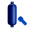Polyform U.S. Polyform G-6 Twin Eye Fender 11" x 30" - Cobalt Blue w/Adapter — marine fenders