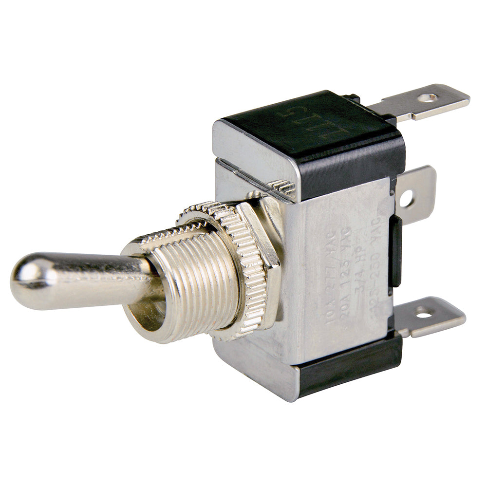 BEP Marine BEP SPDT Chrome Plated Toggle Switch - ON/OFF/ON — marine switches & accessories