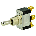 BEP Marine BEP SPDT Chrome Plated Toggle Switch - (ON)/OFF/(ON) — marine switches & accessories