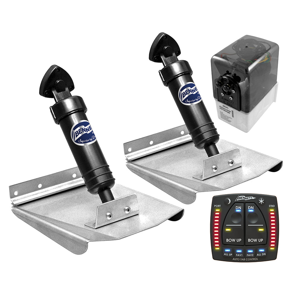Bennett Marine Bennett M80ATP Sport Tab System w/Auto Trim Pro — marine trim tabs
