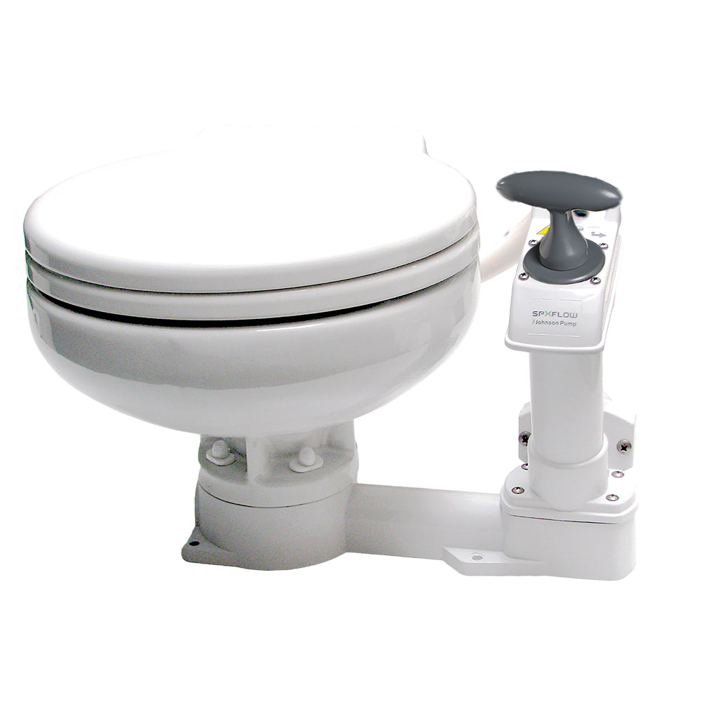 Johnson Pump AquaT Manual Marine Toilet - Super Compact — marine marine sanitation