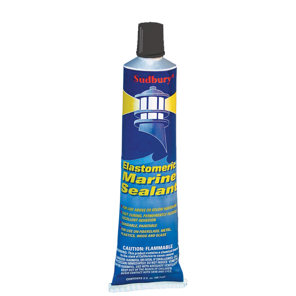 Sudbury Elastometric 3 oz (89ml) Sealant Tube - Black — marine adhesives/sealants/tapes