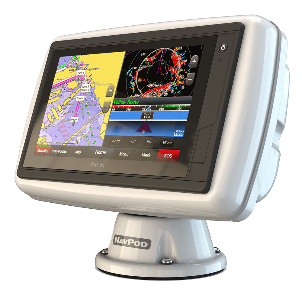 NavPod PowerPod Pre-Cut f/Garmin GPSMAP® 942xs, 942, 922xs & 922 — marine display mounts