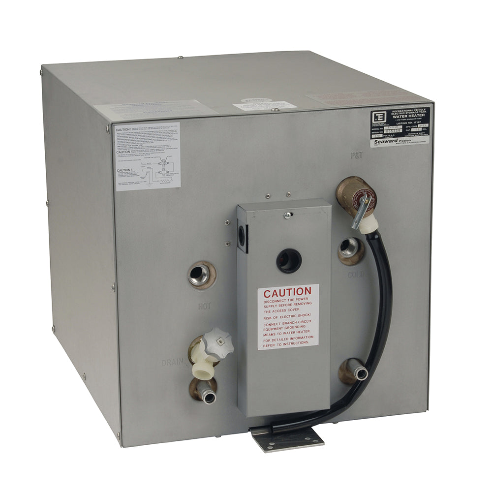 Whale Marine Whale Seaward 11 Gallon Hot Water Heater w/Front Heat Exchanger - Galvanized Steel - 240V - 1500W — marine hot water heaters