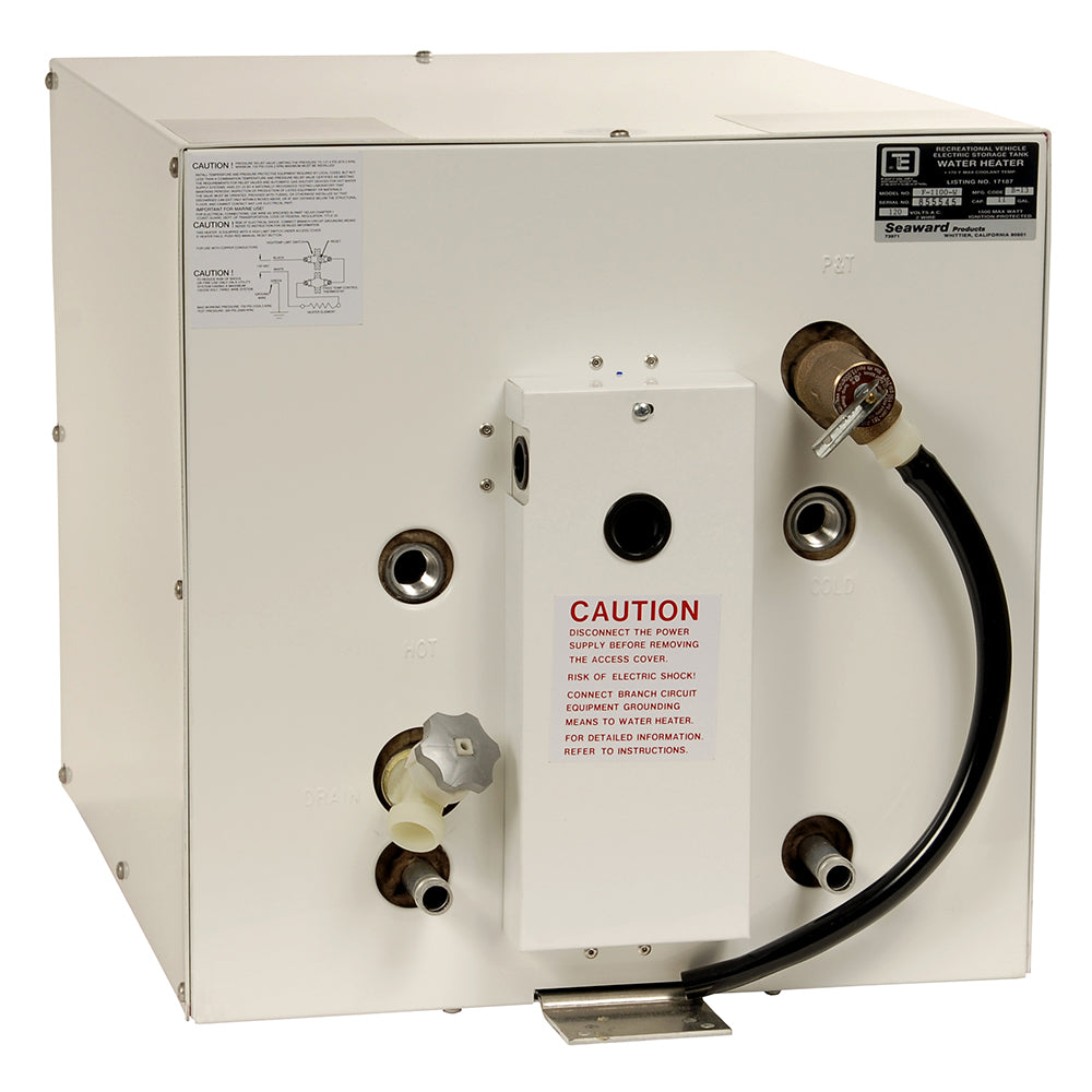 Whale Marine Whale Seaward 11 Gallon Hot Water Heater w/Front Heat Exchanger - White Epoxy - 240V - 1500W — marine hot water heaters