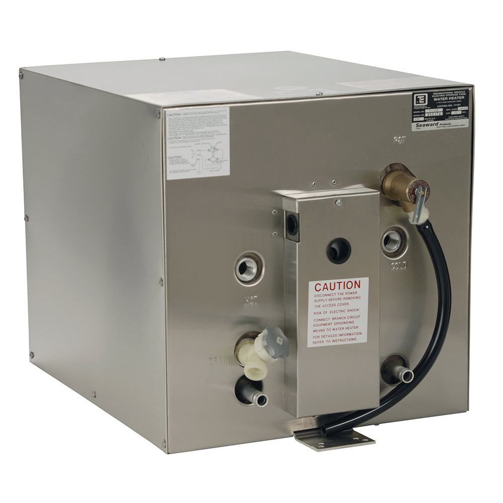 Whale Marine Whale Seaward 11 Gallon Hot Water Heater w/Front Heat Exchanger - Stainless Steel - 240V - 1500W — marine hot water heaters
