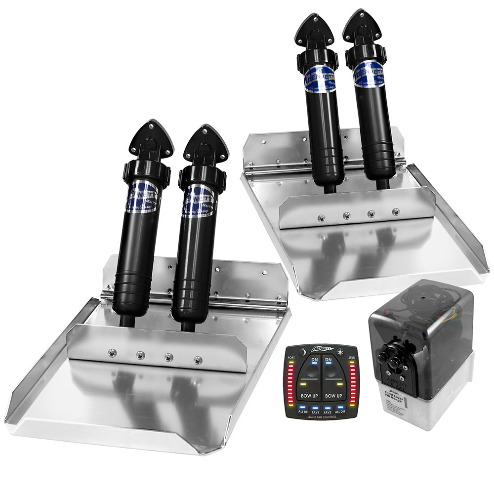 Bennett Marine Bennett ST16ATP Performance Sport Tab System w/Auto Trim Pro — marine trim tabs